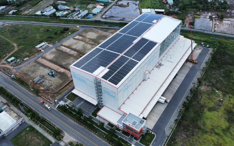 Dự án hệ thống điện mặt trời tại dự án Kho Lạnh Long An
