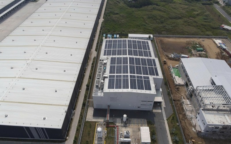 Dự án ĐIỆN MẶT TRỜI ÁP MÁI - NHÀ MÁY GMP EU Long Hậu