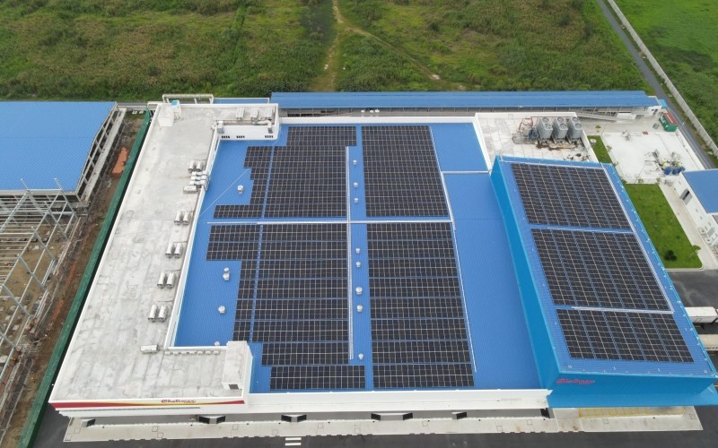 Dự án ĐIỆN MẶT TRỜI ÁP MÁI - NHÀ MÁY Cholimex Food Bến Lức