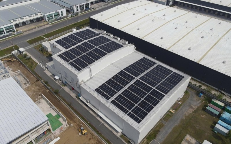 Dự án ĐIỆN MẶT TRỜI ÁP MÁI - NHÀ MÁY GMP EU Long Hậu