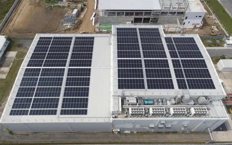 Dự án ĐIỆN MẶT TRỜI ÁP MÁI - NHÀ MÁY GMP EU Long Hậu