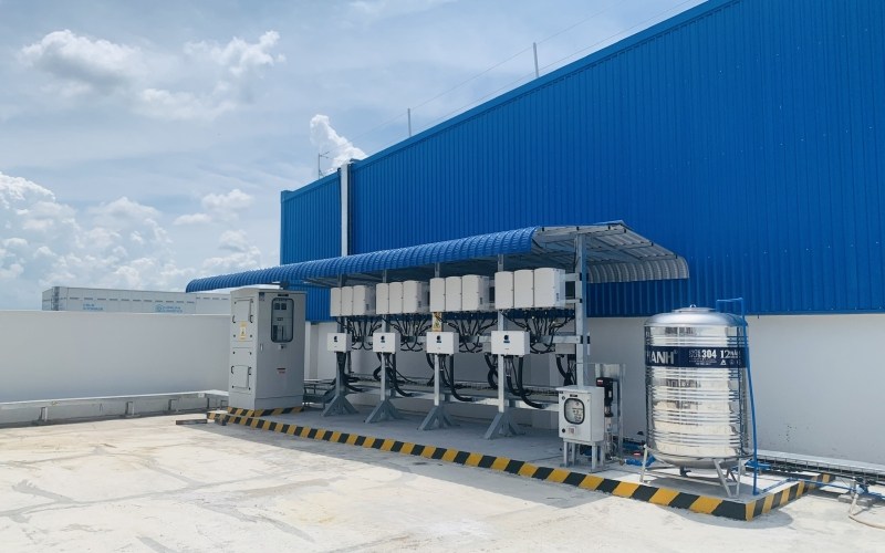 Dự án ĐIỆN MẶT TRỜI ÁP MÁI - NHÀ MÁY Cholimex Food Bến Lức