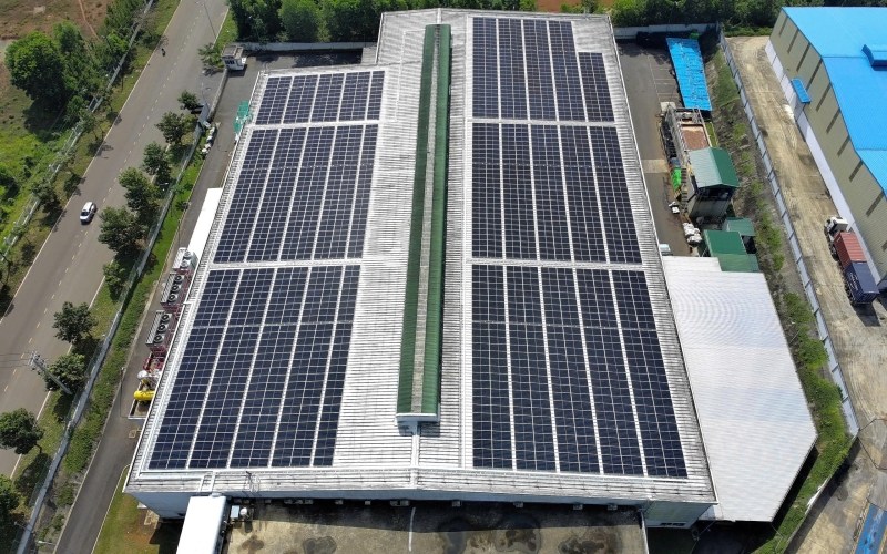 DỰ ÁN ĐIỆN MẶT TRỜI ÁP MÁI - NHÀ MÁY B