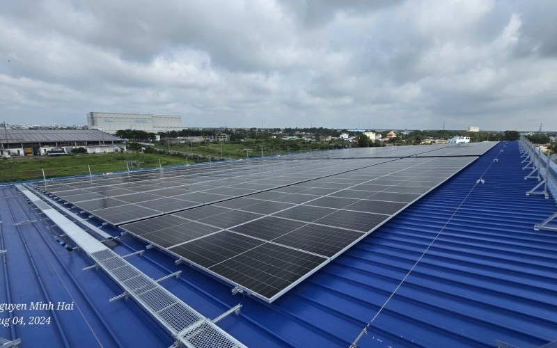 Dự án ĐIỆN MẶT TRỜI ÁP MÁI - NHÀ MÁY Cholimex Food Bến Lức