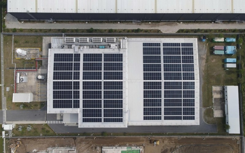 Dự án ĐIỆN MẶT TRỜI ÁP MÁI - NHÀ MÁY GMP EU Long Hậu