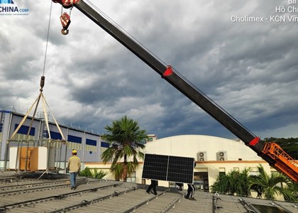 Dự án ĐIỆN MẶT TRỜI ÁP MÁI - NHÀ MÁY Cholimex Food Bến Lức 2